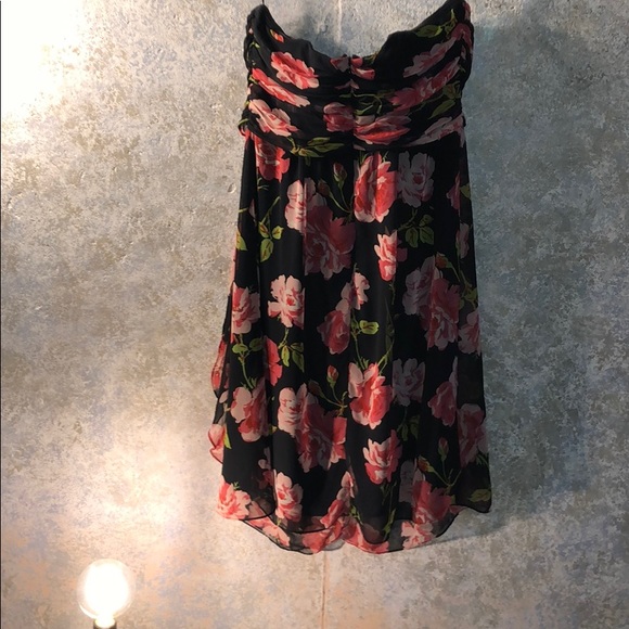 Strapless floral back zip from The Limited size 8 - Picture 5 of 5